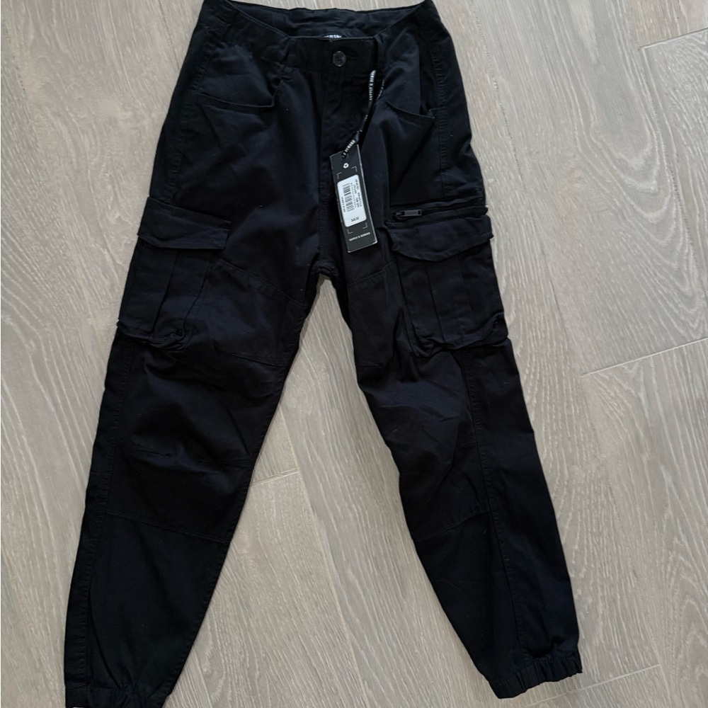 Boys supply & demand black jogger pants size 10-12